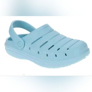 Rugged Shark Unisex Kids Comfort‎ Clogs slip-on Shoes Stillwater Blue. Size 12